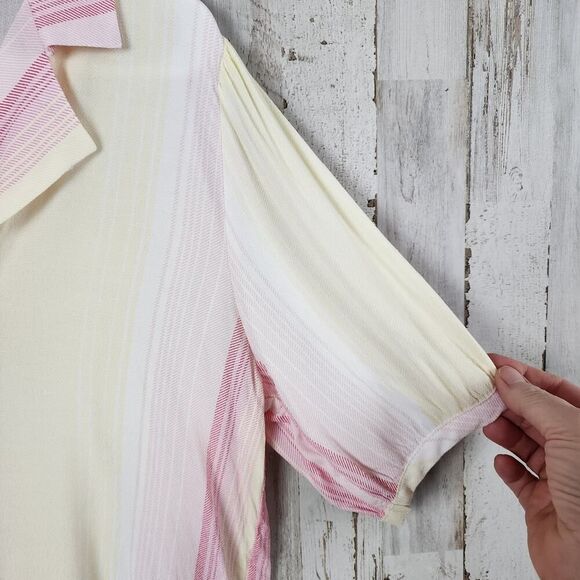 Forever 21 Sunshine Striped Crop Top Size Small - Picture 6 of 9